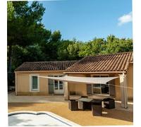 Voile d'ombrage taupe WERKA PRO 3 6 x 3 6 m
