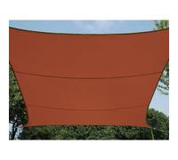 Voile d'ombrage - Terracotta - 5x5m - Protection solaire - Idéal pour patios et piscines - Économique