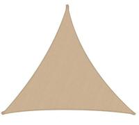 Voile d'ombrage tissu triangulaire sable 200 x 200 x 300 cm