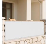 Voile d'ombrage Toile 165 x 175 cm Tissu Anti Rayons UV Imperméable Toile d'ombrage pour Pergola Cordes de Fixation Incluses pour Jardin Terrasse Balcon Camping, Blanc
