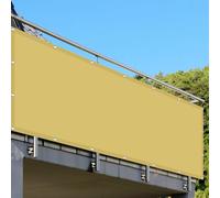 Voile d'ombrage Toile 425 x 425 cm Imperméable Anti 98% UV Résistant Hydrofuge Auvent Imperméable avec Oeillets pour Extérieur Jardin Terrass Balcon, Couleur Crème