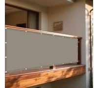 Voile d'ombrage Toile 430 x 520 cm Une Protection des Rayons UV Voile d'ombrage Terrasse avec Corde Libre et Oeillets pour Potager Serre Terrasse Patio Jardin, Kaki