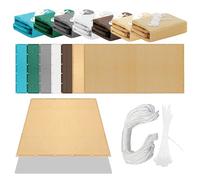 Voile d'ombrage Toile 457 x 472 cm Respirante 95% UV Protection Toiles D'Ombrages UV Protection avec Corde Libre Facile à Plier pour Jardin Patio Terrasse Camping, Couleur Crème