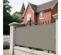 Voile d'ombrage Toile 85 x 265 cm Anti 98% UV Contre Le Vent Résistant PES Polyester Voiles d'ombrage avec Le Kit de Fixation pour Jardin Terrasse Balcon Extérieur, Kaki