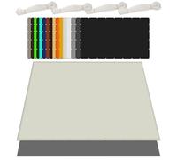 Voile d'ombrage Toile d'ombrage 2 x 2.8 m Protection des Rayons UV Filet Potager avec Le Kit de Fixation pour Jardin Terrasse Balcon Extérieur, Beige