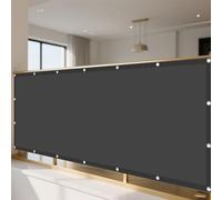 Voile d'ombrage Toile d'ombrage 205 x 415 cm Rayons UV à 98% Toiles D'Ombrages UV Protection avec Oeillets Cordons pour Extérieur Jardin Terrass Balcon, Gris Foncé