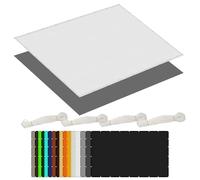 Voile d'ombrage Toile Rectangulaire 1 x 1 m Coupe Ventpour La Couverture Bache Ombrage Auvent D'Ombre avec Oeillets Cordons pour Jardin Terrasse Balcon Extérieur, Blanc