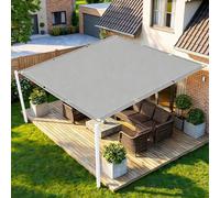 Voile d'ombrage Toile Rectangulaire 1x2.7M/100x270cm Toile D'ombrage Imperméable,Voile Ombrage Auvent avec Œillets UV Protection pour Patio Jardin Extérieur Gris Clair