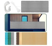 Voile D'Ombrage, Toile Solaire Voile Rectangulaire 479 x 515 cm Bloque 98% Rayons UV Pare Soleil avec 4 Morceaux de Corde pour Terrasse Patio Jardin Balcon Extérieur, Gris Clair