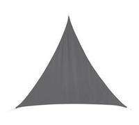 Voile d'ombrage triangle Hesperide Curacao ardoise 3x3x3m