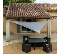 Voile d'ombrage triangle WERKA PRO 160 g/m² taupe 5 m x 5 m x 5 m