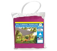 Voile d'ombrage triangulaire rose 3.6 mètres