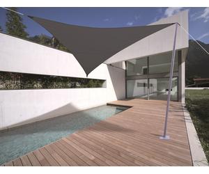 Voile d'ombrage triangulaire 3,60 m Austral Jardiline - Ardoise