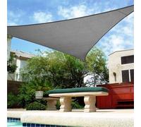 Voile D'ombrage Triangulaire 3x3m Pour Camping En Plein Air,Pare-Soleil Comme Écran De Pluie Uv Pour Jardin,Adapté À Une Variété De Couleurs - Type Gray Triangle-3*3 M