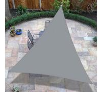 Voile d'ombrage triangulaire 3x3x3m Anti-UV Imperméable LITREVE Jardin Terrasse