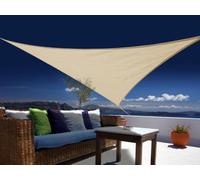 Voile d'ombrage Triangulaire 5 x 5 x 5 m - Austral - Sable - Jardiline