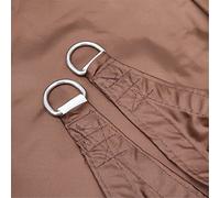 Voile d'ombrage triangulaire 5 x 5 x 5 m - Protection UV - Pour jardin, camping, piscine et voiture - Blocage 90 % des UV - Bleu