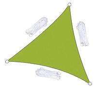 Voile d'ombrage triangulaire anti-UV 3 x 3 m - Auvent pour jardin, balcon et terrasse - Tissu anti-UV de qualité supérieure pour une meilleure ombre et un confort améliorés