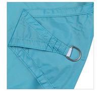 Voile d'ombrage triangulaire bleu - Protection UV pour balcon, piscine, abri d'auto - Solutions de pare-soleil d'extérieur en différentes tailles pour une protection solaire et un confort ultimes