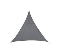 Voile d'ombrage triangulaire ""Curacao"" ardoise 2x2x2m en polyester - Hespéride