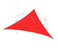 Voile d'ombrage triangulaire droit 4,9 x 4,9 x 7 m avec kit de matériel - Protection UV à 95 % - Pour jardin, terrasse, piscine - Tissu durable
