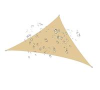 Voile d'ombrage triangulaire droit 4 x 4 x 5,8 m avec kit de matériel - Protection UV à 95 % - Pour jardin, terrasse, piscine, espaces extérieurs - Tissu pare-soleil durable