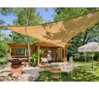 Voile d'ombrage Triangulaire en Jute 3.60 m