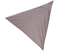 Voile d'ombrage triangulaire en tissu - Taupe - 3 m