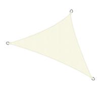 Voile d'ombrage triangulaire étanche 6x4,2x4,2m SolVision PS9, Crème