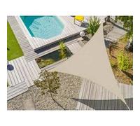 Voile d'ombrage triangulaire Flex 5 x 5 x 5 m - Ivoire - Jardiline Ivoire G