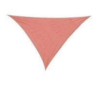 Outsunny Voile d'ombrage triangulaire 3x3x3 m polyéthylène haute densité résistant UV Rouge rouille