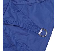 Voile d'ombrage triangulaire imperméable - 2 m/3 m/4 m/5 m/6 m - Bâche d'auvent pour terrasse et jardin - Bleu foncé - Protection UV - 5 x 5 x 5 m