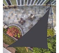 Voile d'ombrage triangulaire imperméable - 3 x 3 x 4,25 m - Protection UV durable pour l'extérieur, terrasse, jardin, pelouse, abri solaire idéal