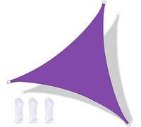 Voile d'ombrage triangulaire imperméable de 3,5 x 3,5 m, protection solaire pour jardin, terrasse et camping, auvent résistant aux intempéries pour une défense UV ultime