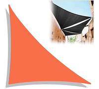 Voile d'ombrage triangulaire imperméable de 5 x 5 x 7,1 m - Protection UV pour jardin, jardin, jardin, avec kit de fixation, parfait pour terrasse et cour