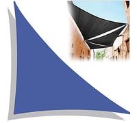 Voile d'ombrage triangulaire imperméable pour extérieur, 5 x 5 x 7,1 m, bâche de protection UV pour jardin, terrasse, avec kit d'installation, parfaite pour les espaces extérieurs