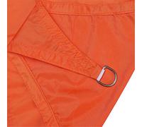 Voile d'ombrage triangulaire imperméable pour terrasse, jardin et événements en plein air - Protection UV 98 % - 6 x 6 x 6 m - Idéal pour les fêtes d'été - Couleur vive et auvent élégant