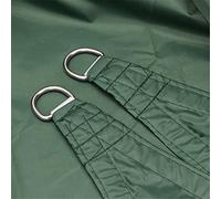 Voile d'ombrage triangulaire - Imperméable - Protection UV - 90 % - Pour jardin, camping, piscine, voiture, extérieur - 5 x 5 x 5 m - Bleu
