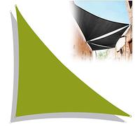 Voile d'ombrage triangulaire imperméable - Protection UV - Pour terrasse, arrière-cour et jardin - Kit de montage inclus - 5 x 5 x 7,1 m