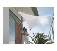 Voile D'ombrage Triangulaire 5 X 5 X 5 M - Blanc Multicolore