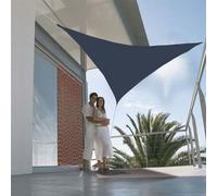 Voile ombrage triangulaire 3m gris bleuté