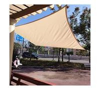 Voile d'ombrage triangulaire kaki pour terrasse, arrière-cour et jardin - Auvent extérieur avec coins renforcés, auvent de 3 x 4 m pour protection d'abri auto et terrasse