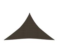 Voile d'ombrage triangulaire marron 4x4x5,8 m en PEHD - VIDAXL - 160 g/m² - Anti-UV