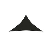 Voile d'ombrage triangulaire - - Noir - 160 g/m² - 5x5x6 m - Anti-UV et perméable