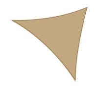 Voile d'ombrage Triangulaire Oxford | Multicolore Plusieurs Tailles Utilisation Extérieure: Jardin Patio Piscine Camping Plage(SAND,3.6X3.6X3.6M)