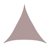 Voile d'ombrage triangulaire pour extérieur, protection UV, pour terrasse, balcon, jardin, piscine, kaki - 2 x 2 x 2 m