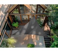 Voile D'ombrage Triangulaire Rivage Ardoise - 3,60 X 3,60 M - Qualité Premium Jardiline Multicolore