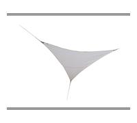 Voile d'ombrage triangulaire serenity - 5 x 5 x 5 m - blanc - jardiline