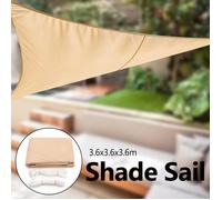 Voile d'Ombrage Triangulaire TEMPSA - Tissu d'Oxford - Protection UV