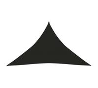 Voile d'ombrage triangulaire - vidaXL - Noir - 160 g/m² - 5x5x6 m - Anti-UV et perméable